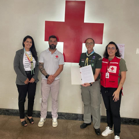 Escoteiros de Minas assinam parceria com a Cruz Vermelha