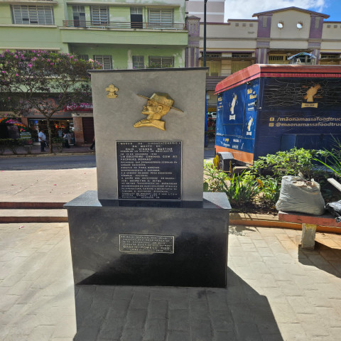 Reforma do Monumento em Homenagem ao Escoteiro Caio Vianna Martins em Barbacena
