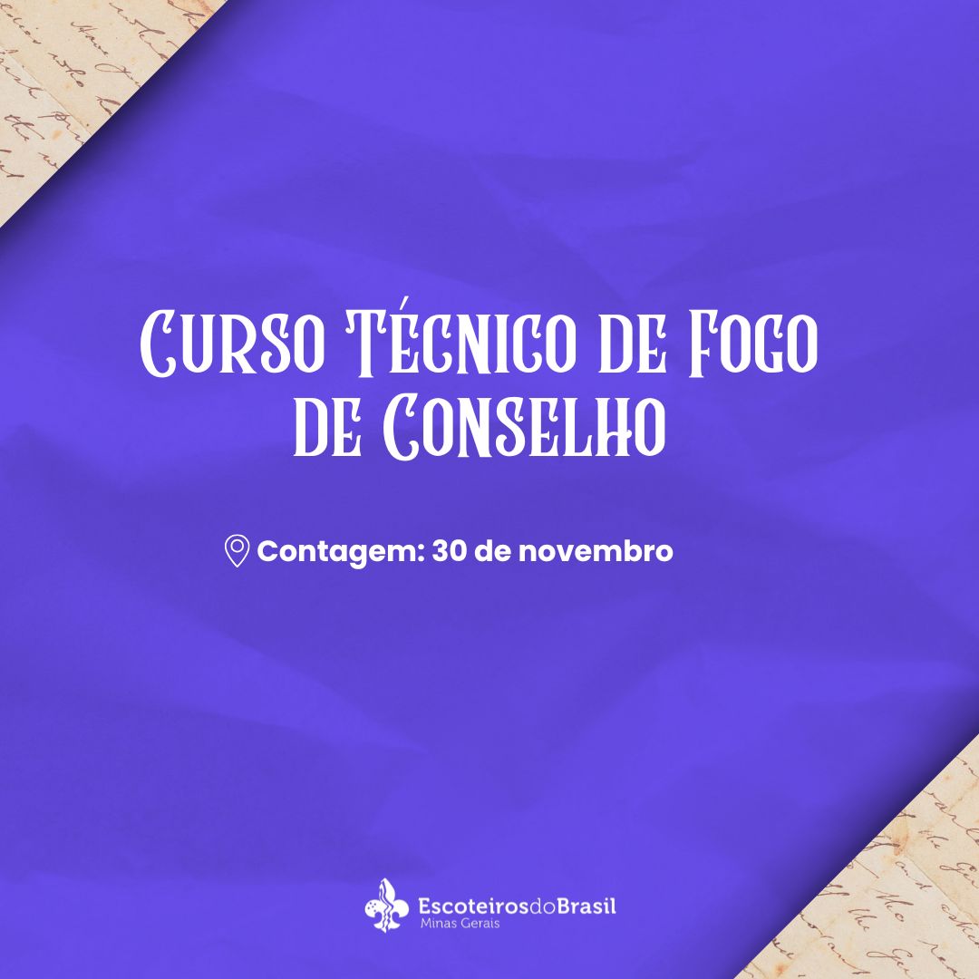 Curso Técnico de Fogo de Conselho - Contagem